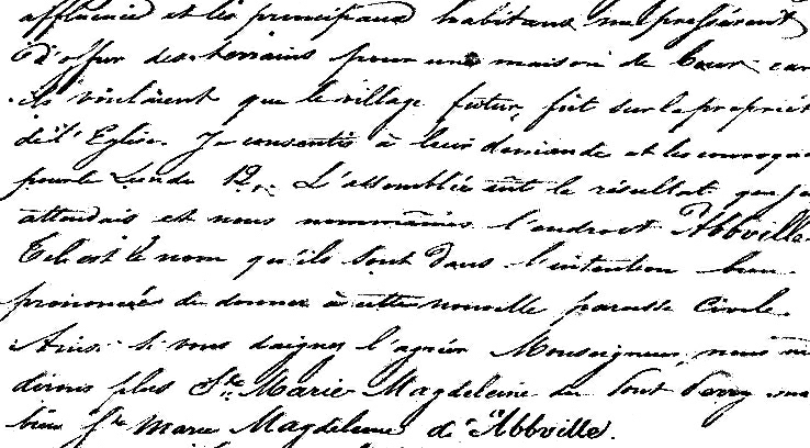 Megret's letter
